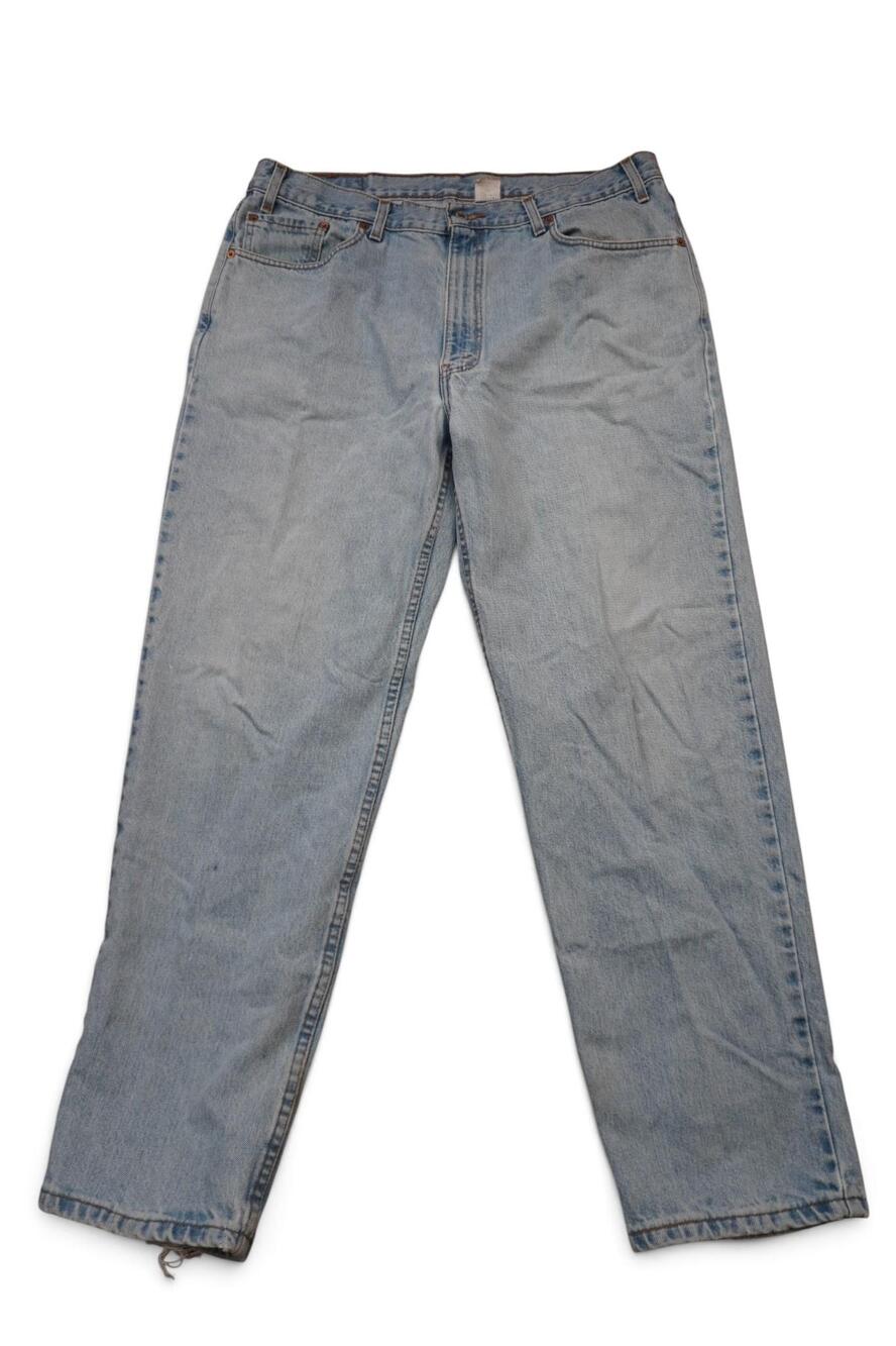 VINTAGE 90’s Levis 550 Jeans Men’s 40X32 Light Blue High Rise Denim Fits 38x31